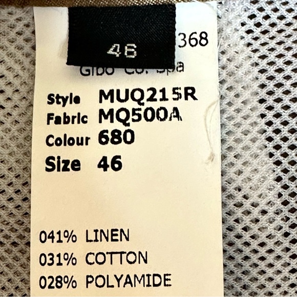 Marc Jacobs Sporty Metallic Linen Blend Short Shorts - Picture 5 of 6